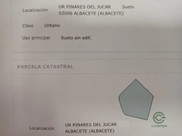 Terreno urbano de 1 ha en venta en Albacete, Albacete