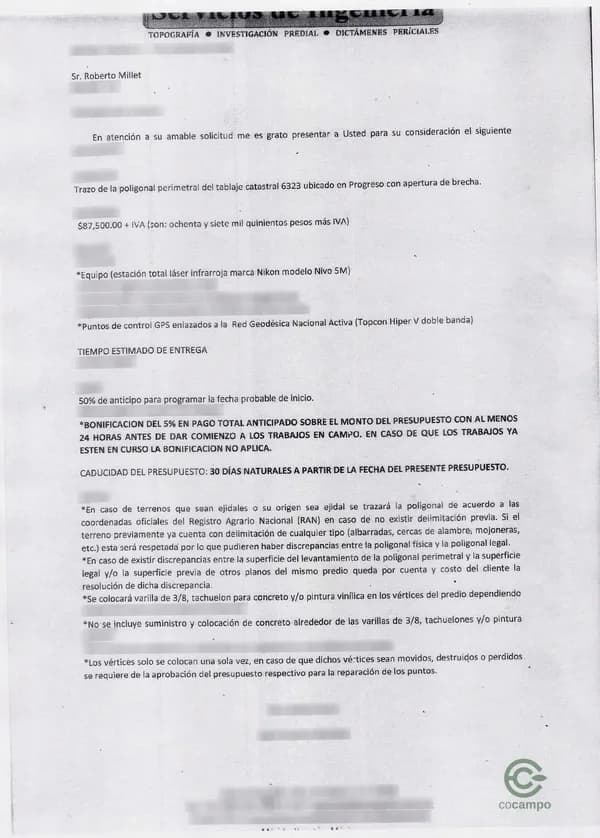 Finca agrícola de 29,6521 ha en venta en Yucatán