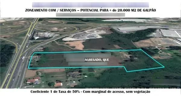 Terreno industrial de 4,2 ha para venda em Paraná