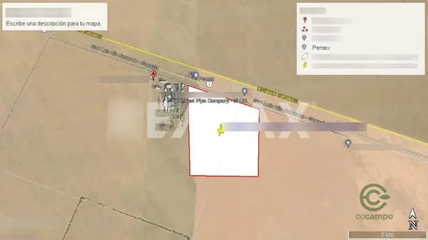 Terreno industrial de 111 ha en venta en Sonora