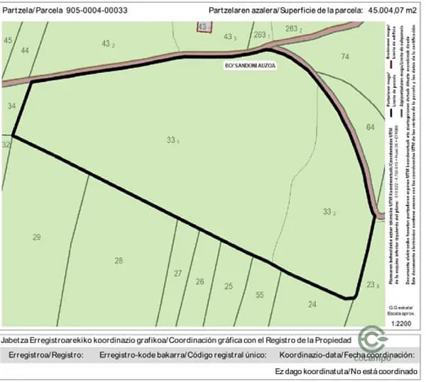 Finca rústica de 5,64 ha en venta en Zamudio, Vizcaya