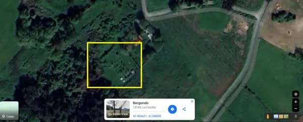 Finca rústica de 0,2 ha en venta en La coruña