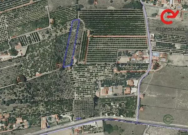Finca rústica de 0,25 ha en venta en Valencia