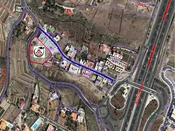 Terreno urbano de 0,29 ha en venta en Santa cruz de tenerife