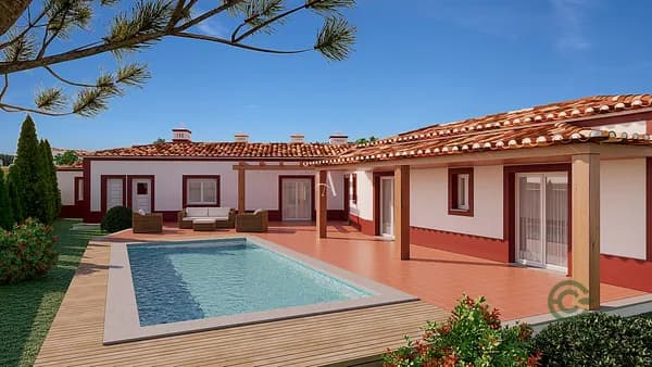 Casa de 0,08 ha en venta en Caldas da rainha - santo onofre e serra do bouro, Leiria