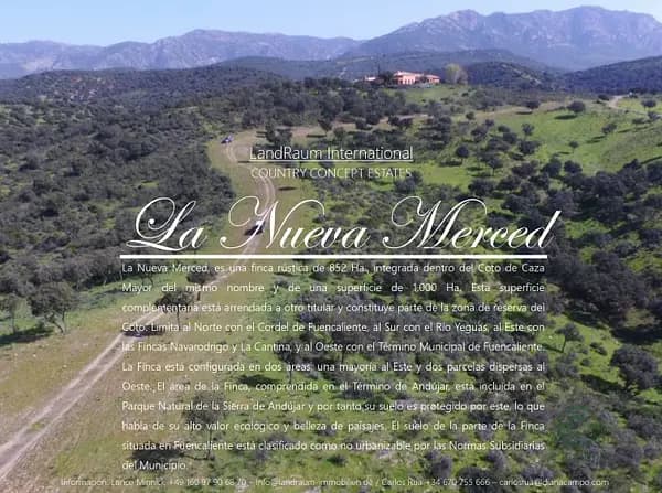 Finca rústica de 852 ha en venta en Ciudad real