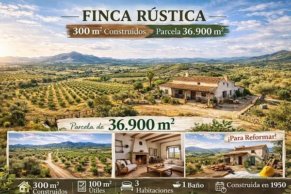 Finca rústica de 3,69 ha en venta en Murcia