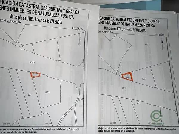Finca agrícola de 1 ha en venta en Valencia