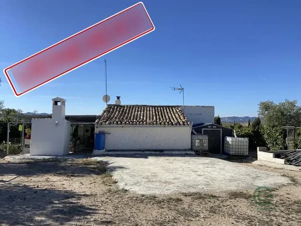 Finca rústica de 0,2 ha en venta en Caudete, Albacete