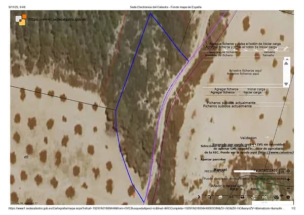 Finca rústica de 0,1094 ha en venta en Guadalajara