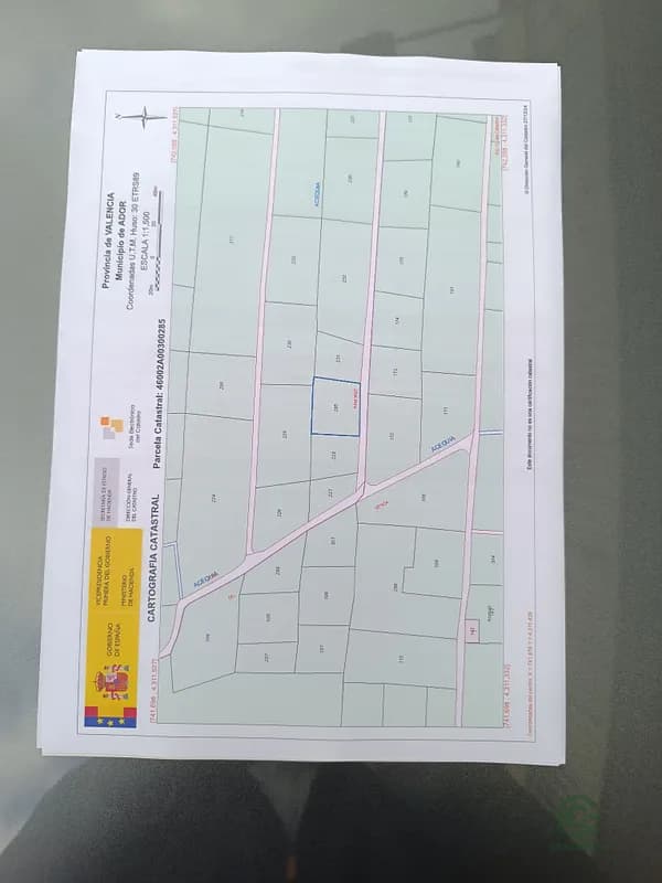 Finca agrícola de 1 ha en venta en Valencia
