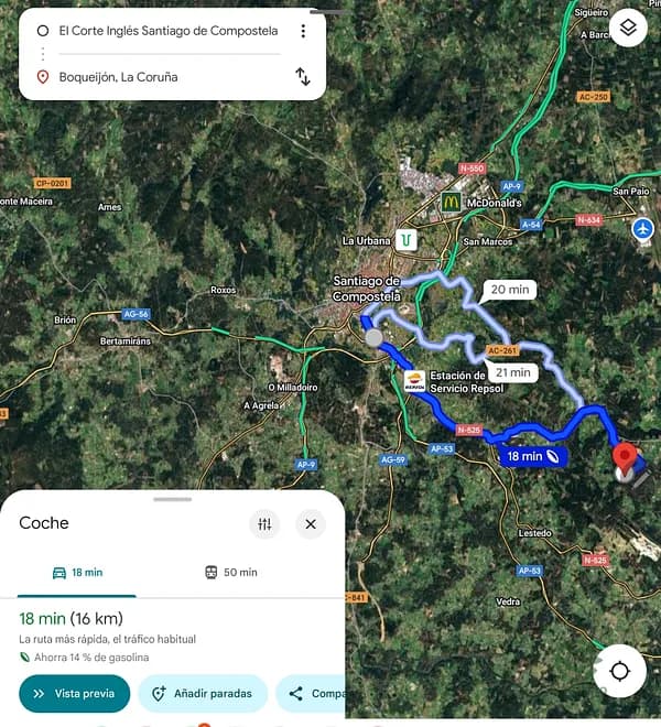 Finca rústica de 6,21 ha en venta en La coruña