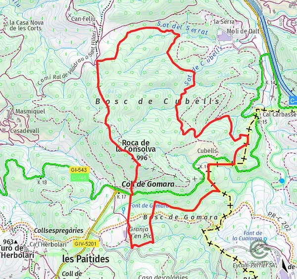 Finca forestal de 97,66 ha en venta en Gerona