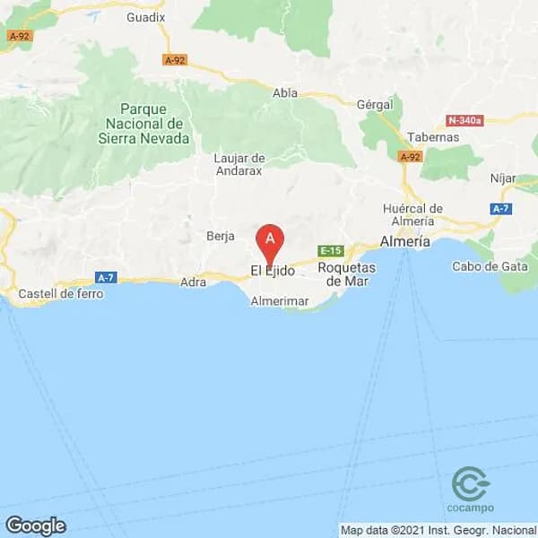 Casa de 0,2528 ha en venta en Ejido, Almería