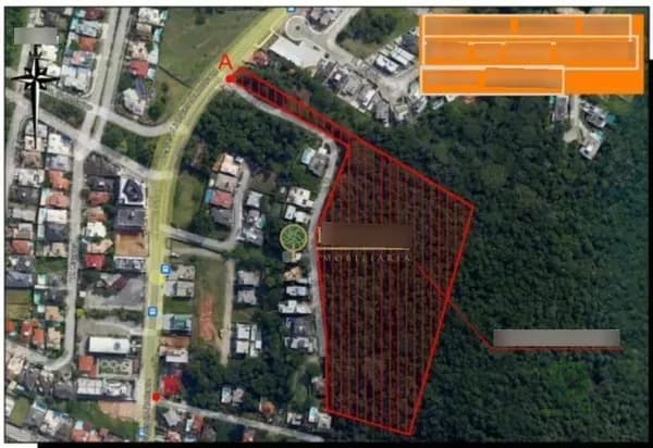 Terra urbana de 2,81 ha para venda em Santa catarina