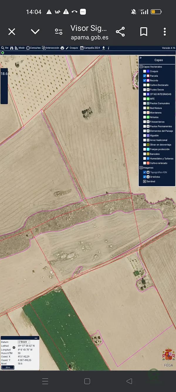 Finca rústica de 1,66 ha en venta en Toledo