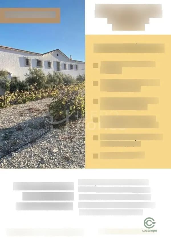 Rustic property of 5 ha for sale in Almeria