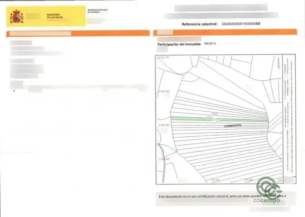 Finca agrícola de 0,2 ha en venta en Grado, Asturias