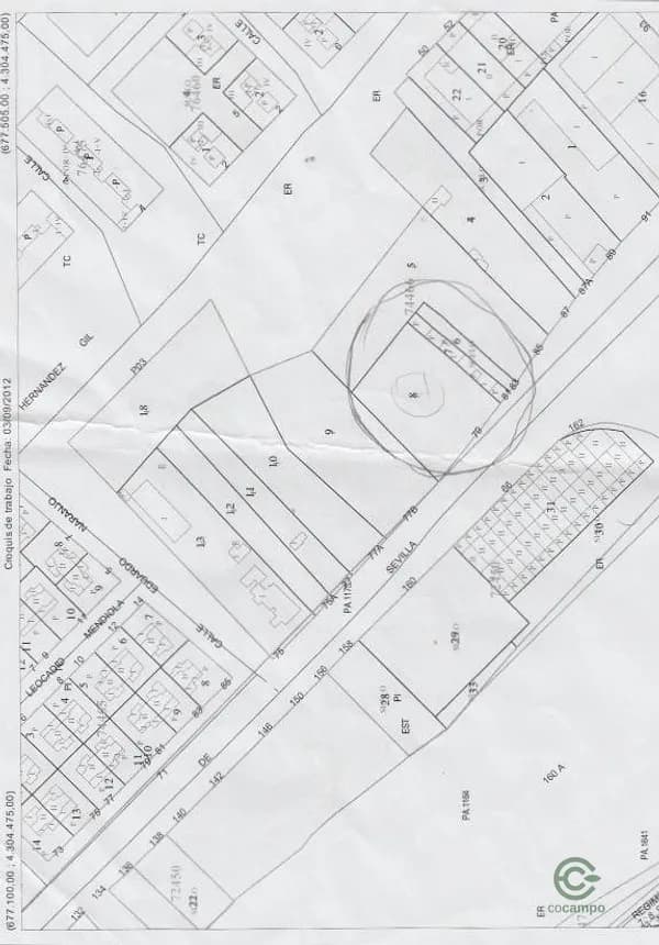 Terreno urbano de 0,24 ha en venta en Badajoz, Badajoz