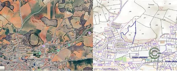 Finca agrícola de 1,16 ha en venta en Guadalajara