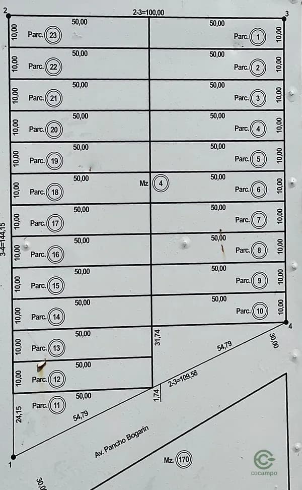 Finca rústica de 2 ha en venta en Formosa