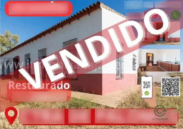 Finca agrícola de 1 ha en venta en Villafranca de los barros, Badajoz
