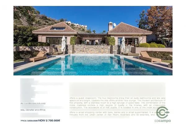 Casa de 216 ha per a venda a Màlaga