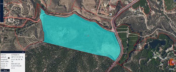 Finca rústica de 80 ha en venta en Murcia