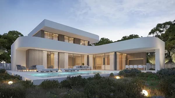 Casa de 0,1048 ha en venta en Moraira, Alicante