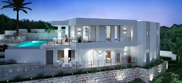 Casa de 0,08 ha en venta en Moraira, Alicante