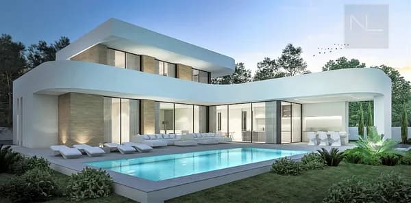 Casa de 0,1 ha en venta en Moraira, Alicante