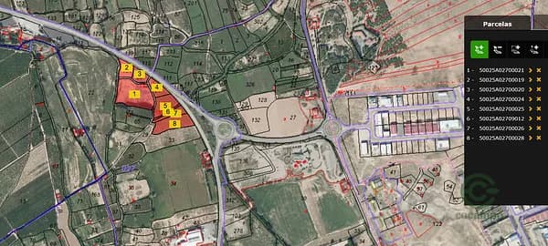 Finca agrícola de 3,22 ha en venta en Zaragoza