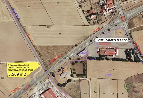 Finca rústica de 0,55 ha en venta en Ciudad real