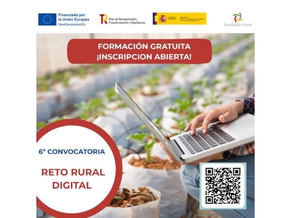 Programa Reto Rural Digital Fundación UNED 2026: formación gratuita en IA y Ciberseguridad para pueblos pequeños