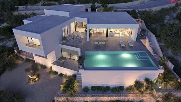 Casa de 0,1 ha en venta en Benitachell, Alicante