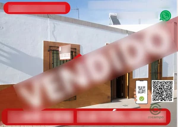 Casa de 0,03 ha en venta en Villafranca de los barros, Badajoz