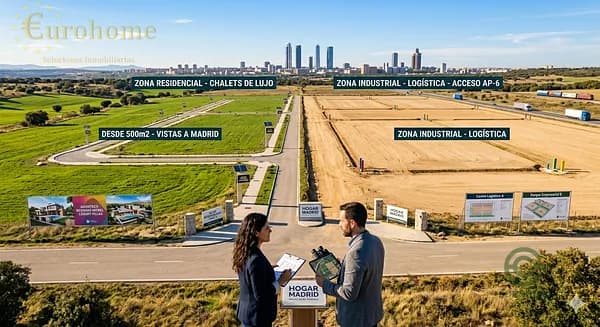 Terreno urbano de 0,12 ha en venta en Madrid, Madrid