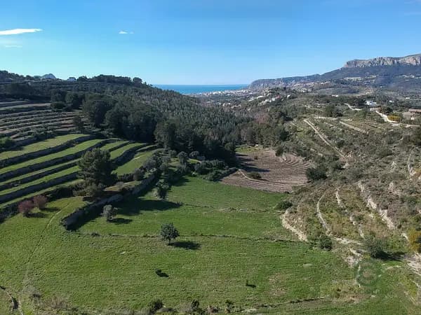 Finca agrícola de 7,09 ha en venta en Benissa, Alicante