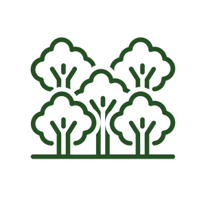 finca forestal icono