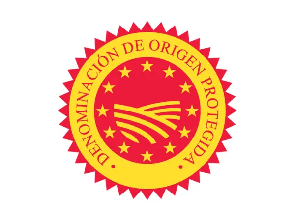 Sello de la Denominación de Origen Protegida (DOP).